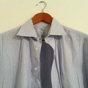 H.STOCKTON MENS COTTON DRESS SHIRT  SIZE: 17-34